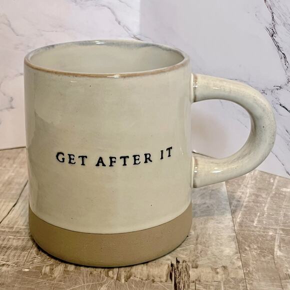 Get After It Hearth & Hand stoneware mug - Picture 1 of 6